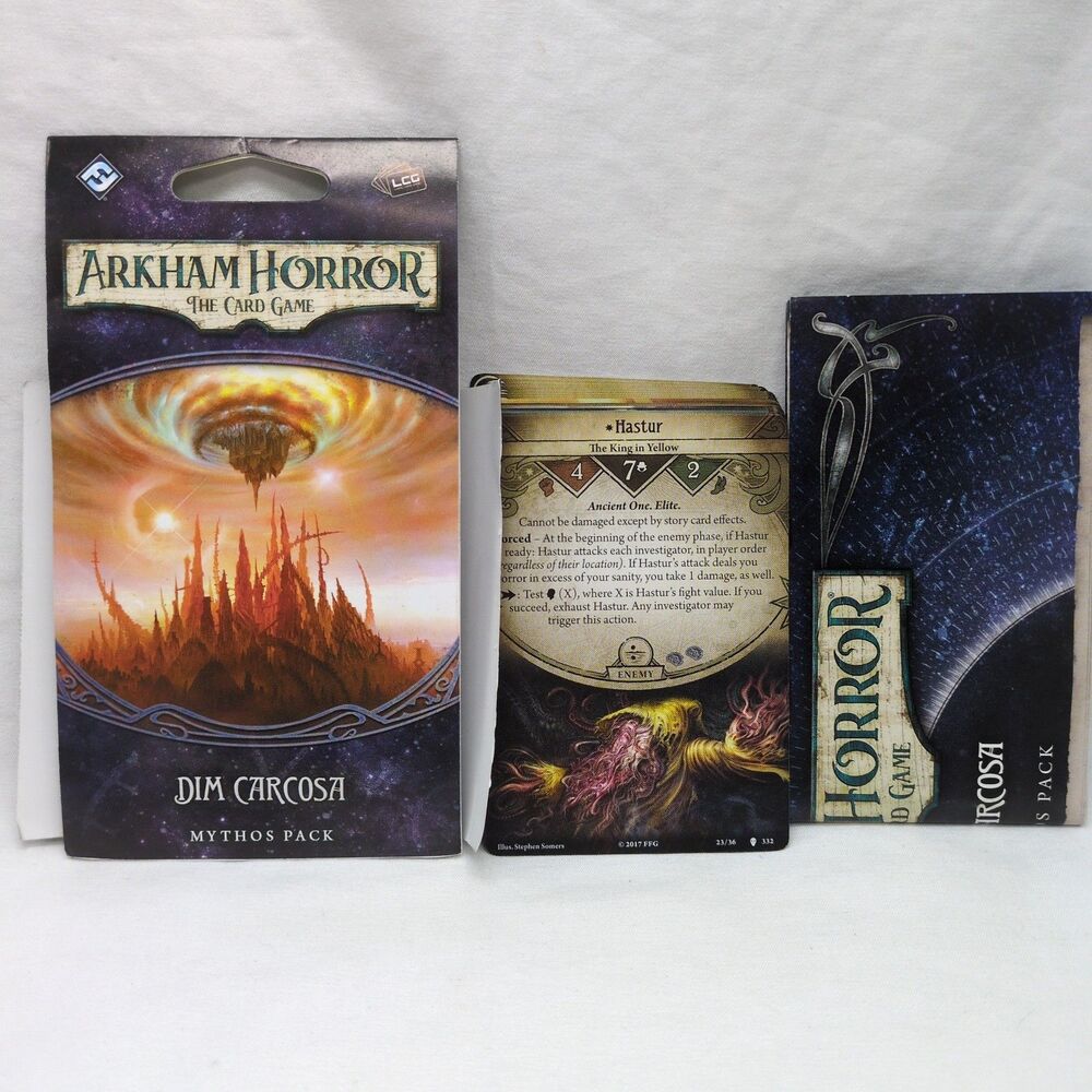 *Missing Player Cards* Arkham Horror Card Game Dim Carcosa Mythos Pack